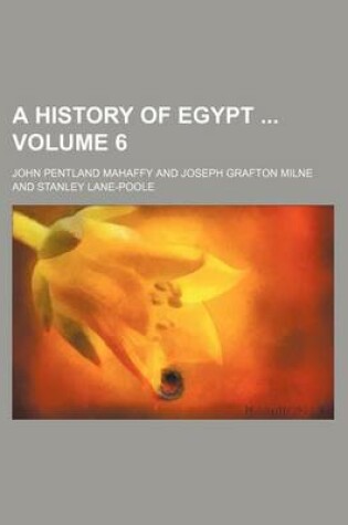 Cover of A History of Egypt Volume 6