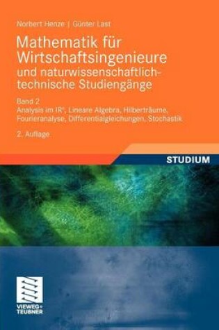 Cover of Mathematik Fur Wirtschaftsingenieure Und Naturwissenschaftlich-Technische Studieng?e