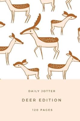 Book cover for Deer edition - daily jotter