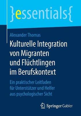 Book cover for Kulturelle Integration von Migranten und Flüchtlingen im Berufskontext