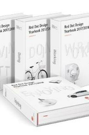 Cover of Red Dot Design Yearbook 2017/2018: Living, Doing, Working & Enjoying 4 vol set