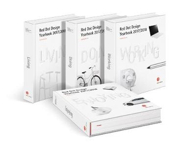 Book cover for Red Dot Design Yearbook 2017/2018: Living, Doing, Working & Enjoying 4 vol set