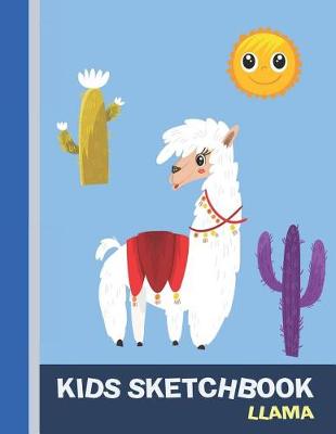 Book cover for Kids Sketchbook Llama