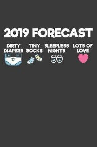 Cover of 2019 Forecast Dirty Diapers, Tiny Socks, Sleepless Nights, Lots of Love
