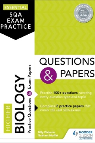 Cover of Essential SQA Exam Practice: Higher Biology Questions and Papers