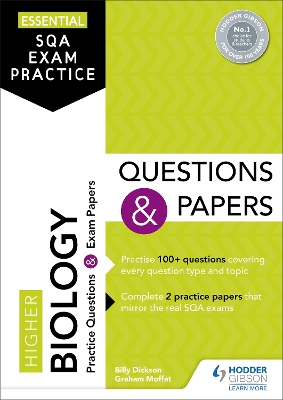 Book cover for Essential SQA Exam Practice: Higher Biology Questions and Papers