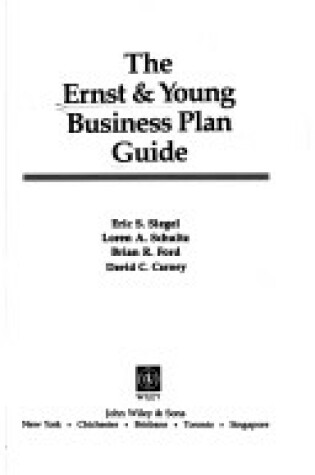 Cover of Business Plan Guide