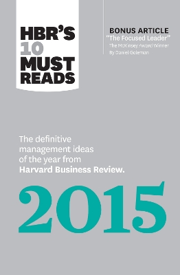 Book cover for HBR's 10 Must Reads 2015