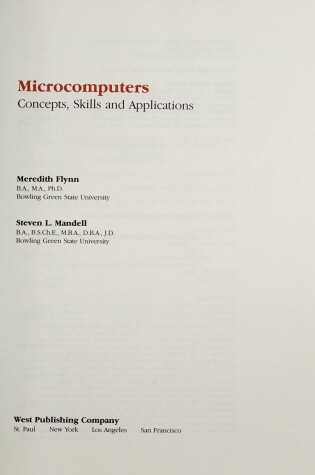 Cover of Microcomputers