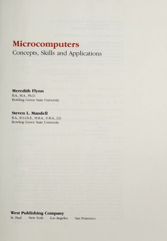 Book cover for Microcomputers