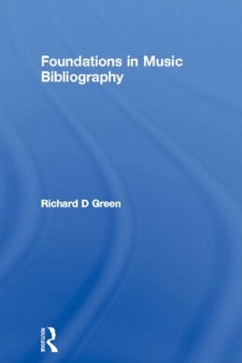 Book cover for Foundations in Music Bibliography