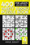 Book cover for 400 Variety Sudoku Puzzle Books for Adults