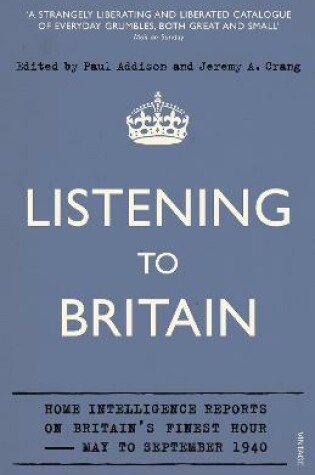 Cover of Listening to Britain