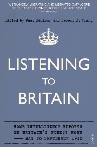 Cover of Listening to Britain