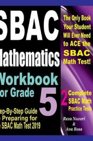 Cover of Sbac Mathematics Workbook for Grade 5