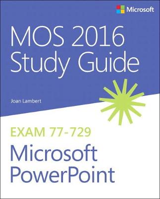 Book cover for MOS 2016 Study Guide for Microsoft PowerPoint