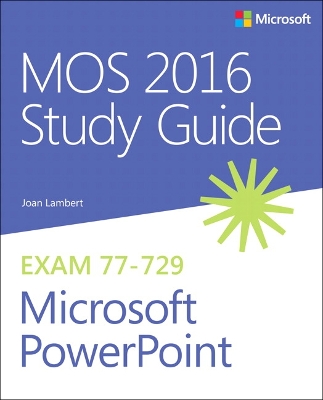 Book cover for MOS 2016 Study Guide for Microsoft PowerPoint