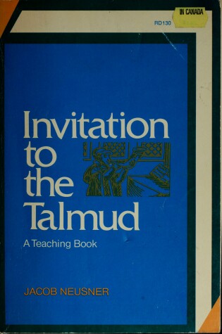 Cover of Invitation to the Talmud