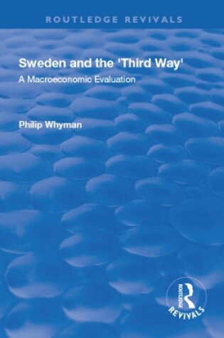 Cover of Sweden and the 'Third Way'