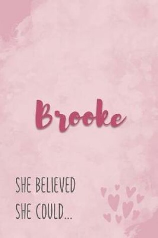 Cover of Brooke She Believe She Could