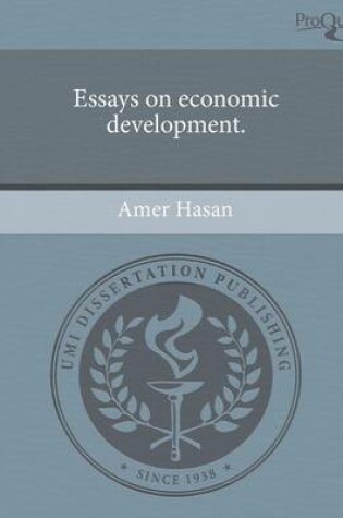 Cover of Essays on Economic Development.