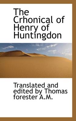 Book cover for The Chronical of Henry of Huntingdon