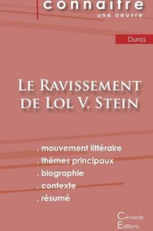 Cover of Fiche de lecture Le Ravissement de Lol V. Stein de Marguerite Duras (Analyse litteraire de reference et resume complet)