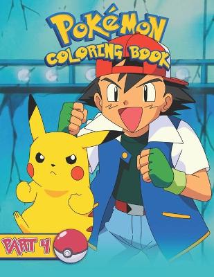 Cover of Pokemon Coloring Book Part 4