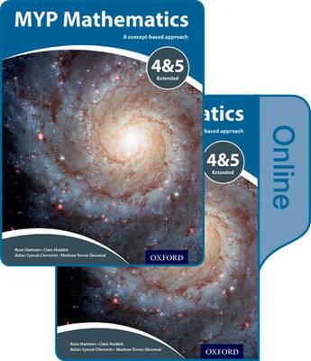 Book cover for MYP Mathematics 4 & 5 Extended: Print and Online Course Book Pack