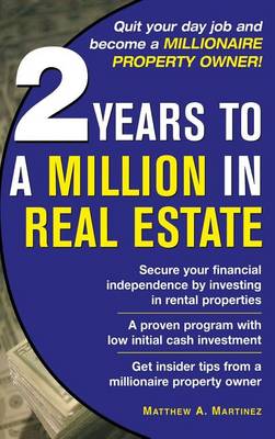 Book cover for 2 Years to a Million in Real Estate