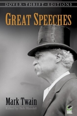 Cover of Great Speeches by Mark Twain