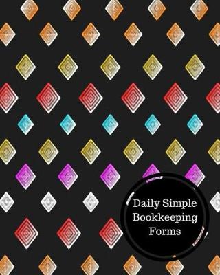 Book cover for Daily Simple Bookkeeping Spreadsheet