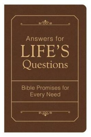 Cover of Answers for Life's Questions