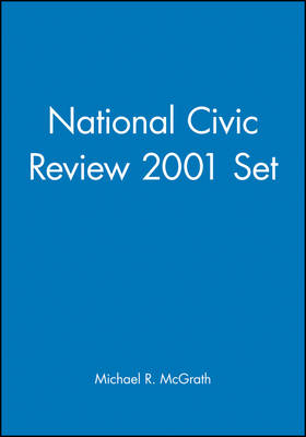 Book cover for National Civic Review 2001 Set