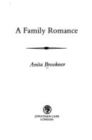 Cover of A Family Romance