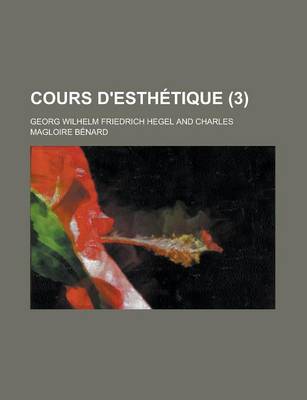 Book cover for Cours D'Esthetique (3)