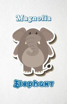 Book cover for Magnolia Elephant A5 Lined Notebook 110 Pages