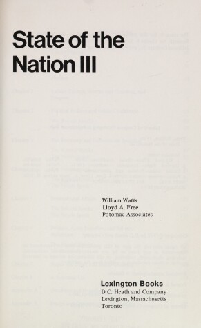 Book cover for State of the Nation