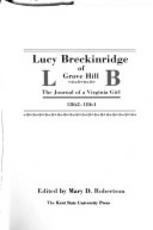 Cover of Lucy Breckinridge