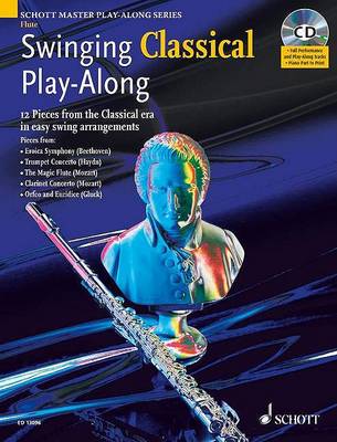 Book cover for Swinging Classical Play-Along for Flute