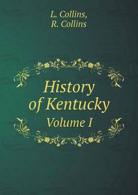 Book cover for History of Kentucky Volume I