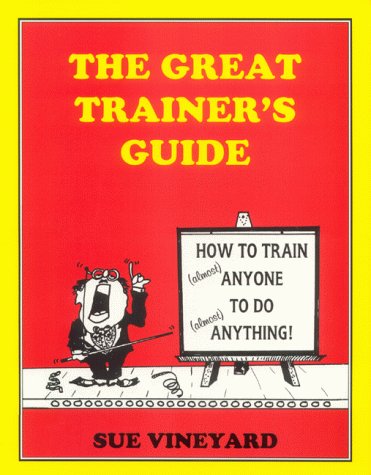 Book cover for The Great Trainers Guide