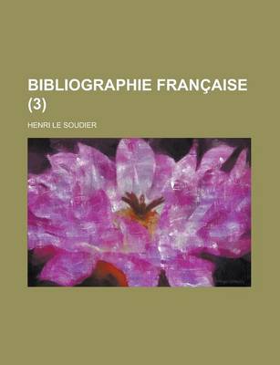 Book cover for Bibliographie Francaise (3)