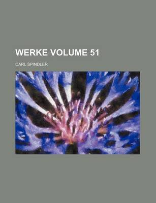 Book cover for Werke Volume 51