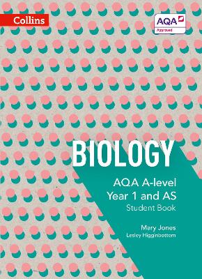 Cover of AQA A Level Biology Year 1 and AS Student Book