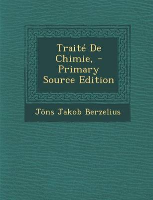 Book cover for Traite de Chimie,