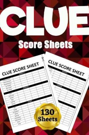Cover of Clue Score Sheets