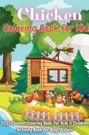 Cover of Chicken Coloring Book for Kids