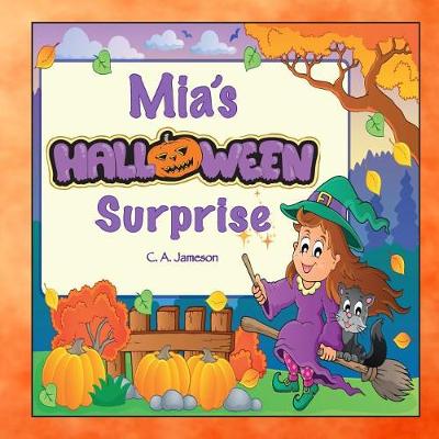 Book cover for Mia's Halloween Surprise (Personalized Books for Children)