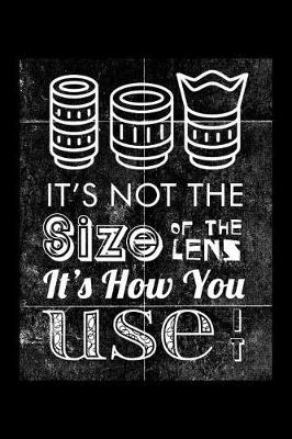 Book cover for It's Not the Size of the Lens It's How You Use It